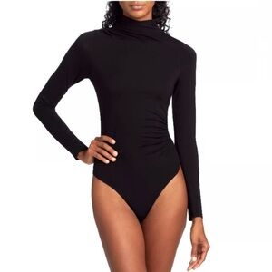 Good American Elegant Black Bodysuit